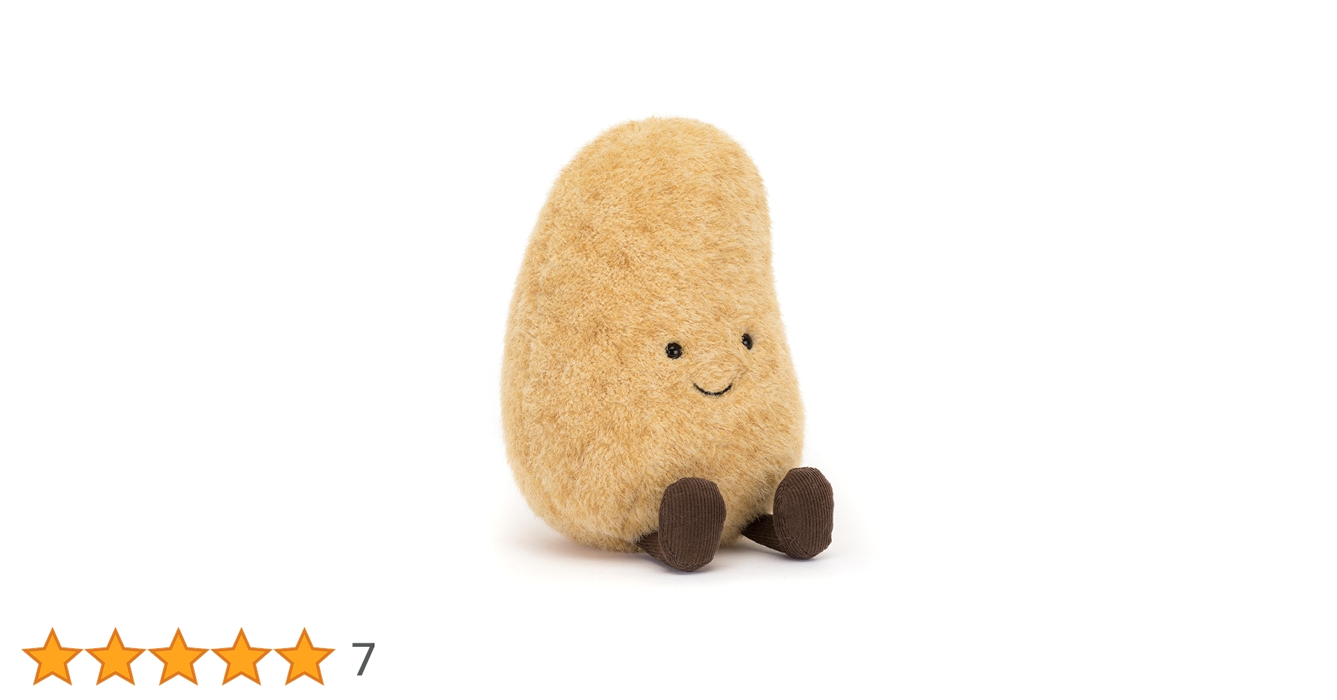 Amazon.co.jp: Jellycat Amuseables ポテトぬいぐるみ 7.5インチ
